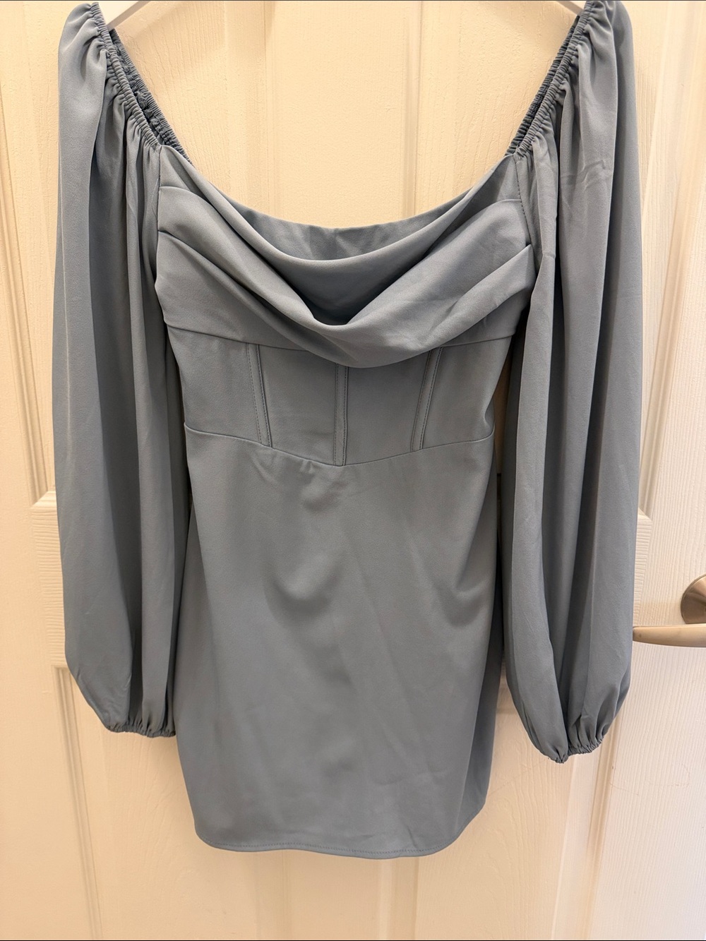 Princess Polly Lillie Long Sleeve Dress in Sage
